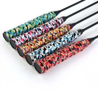 1.1M Camouflage Badminton Racket Rubber Tennis Racket Sweat-absorbent Belt Slingshot Fishing Rod Handle Winding Strap