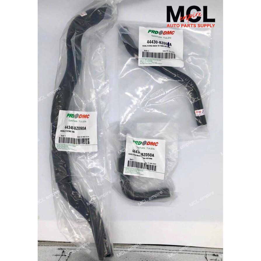 PRDDMC Power Steering Hose Set 1x3  44348BZ090SET  Perodua Alza D46T