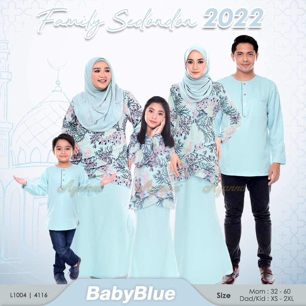 Baby baju blue warna raya Pilihan Warna