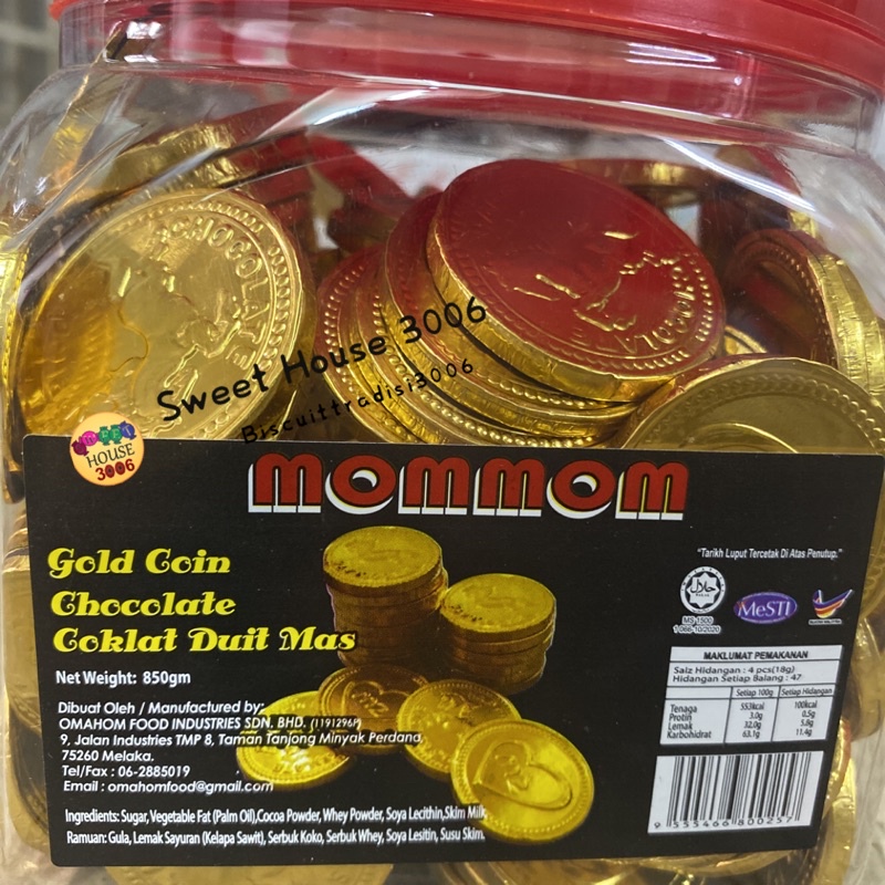 Gold Coin Chocolate  (+-200'S)
