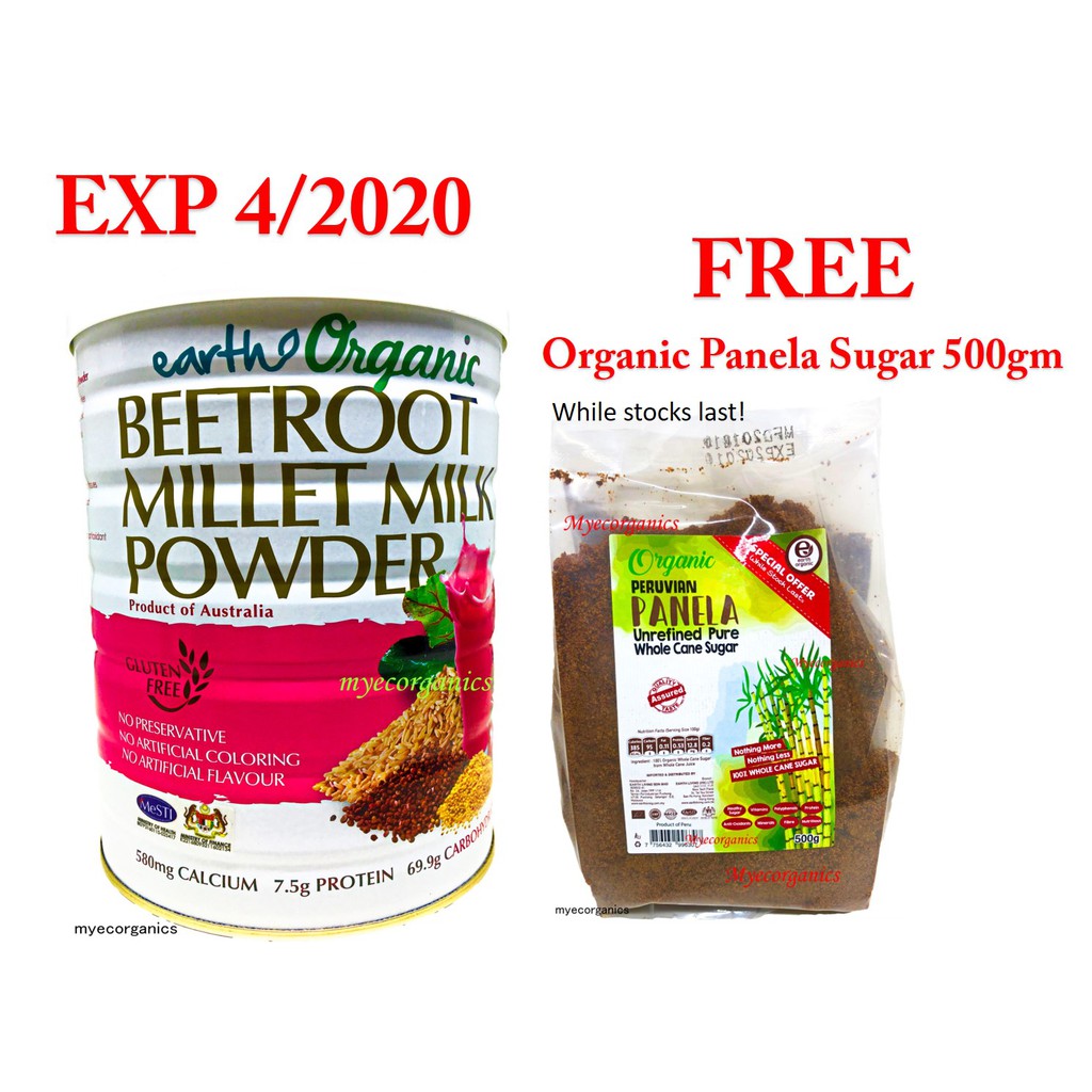 Earth Organic Beetroot Millet Milk Powder, 900G Shopee Malaysia