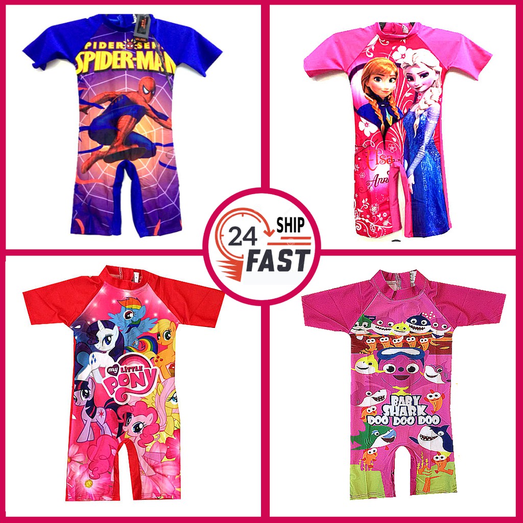 FROZEN SWIMMING SUIT FOR KIDS GIRL SPIDERMAN SWIMSUIT BOY FROZEN SWIMMING SUIT FOR KIDS GIRL SPIDERMAN SWIMSUIT BOY