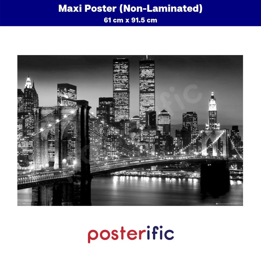 Maxi Poster 91.5cm x 61cm new and sealed Bridge New York