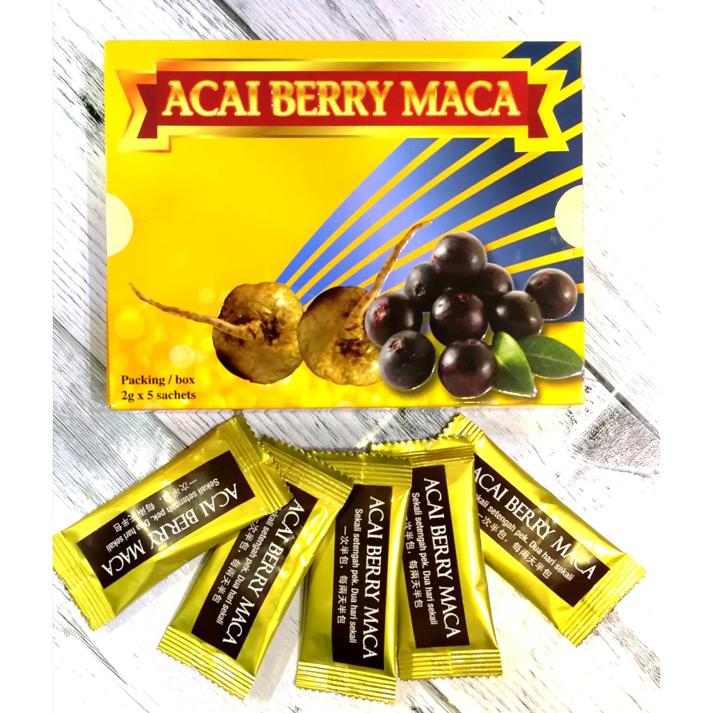 Acai Berry Maca (Ubat Tenaga Batin Lelaki) | Shopee Malaysia