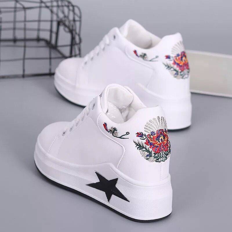 women's sneakers with high heel