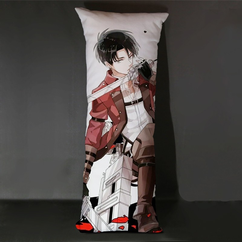 Attack On Titan Will Soldiers Long Pillow 热门 进击的巨人利威尔兵长抱枕等身动漫画周边靠枕头定制长条玩偶全身 Shopee Malaysia