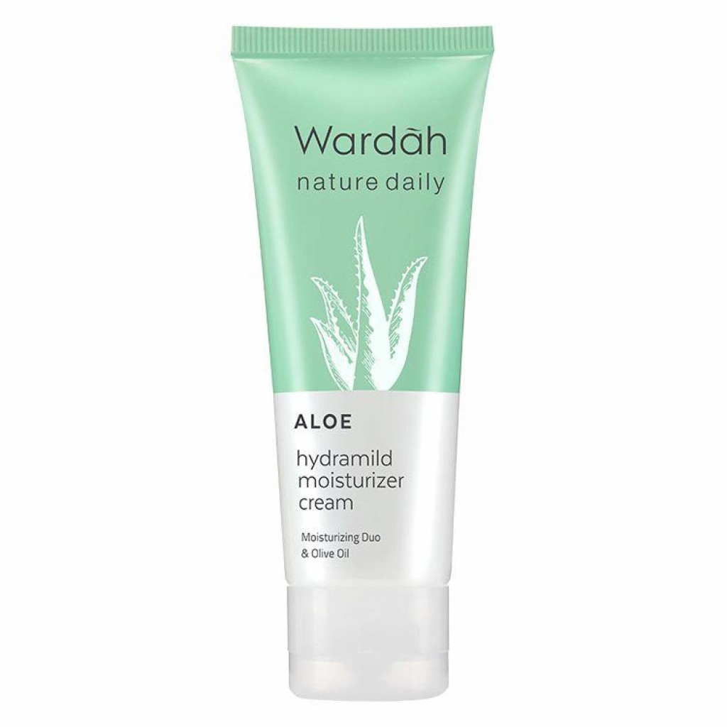 Wardah Nature Daily Aloe Hydramild Moisturizer Cream 40ml | Shopee Malaysia