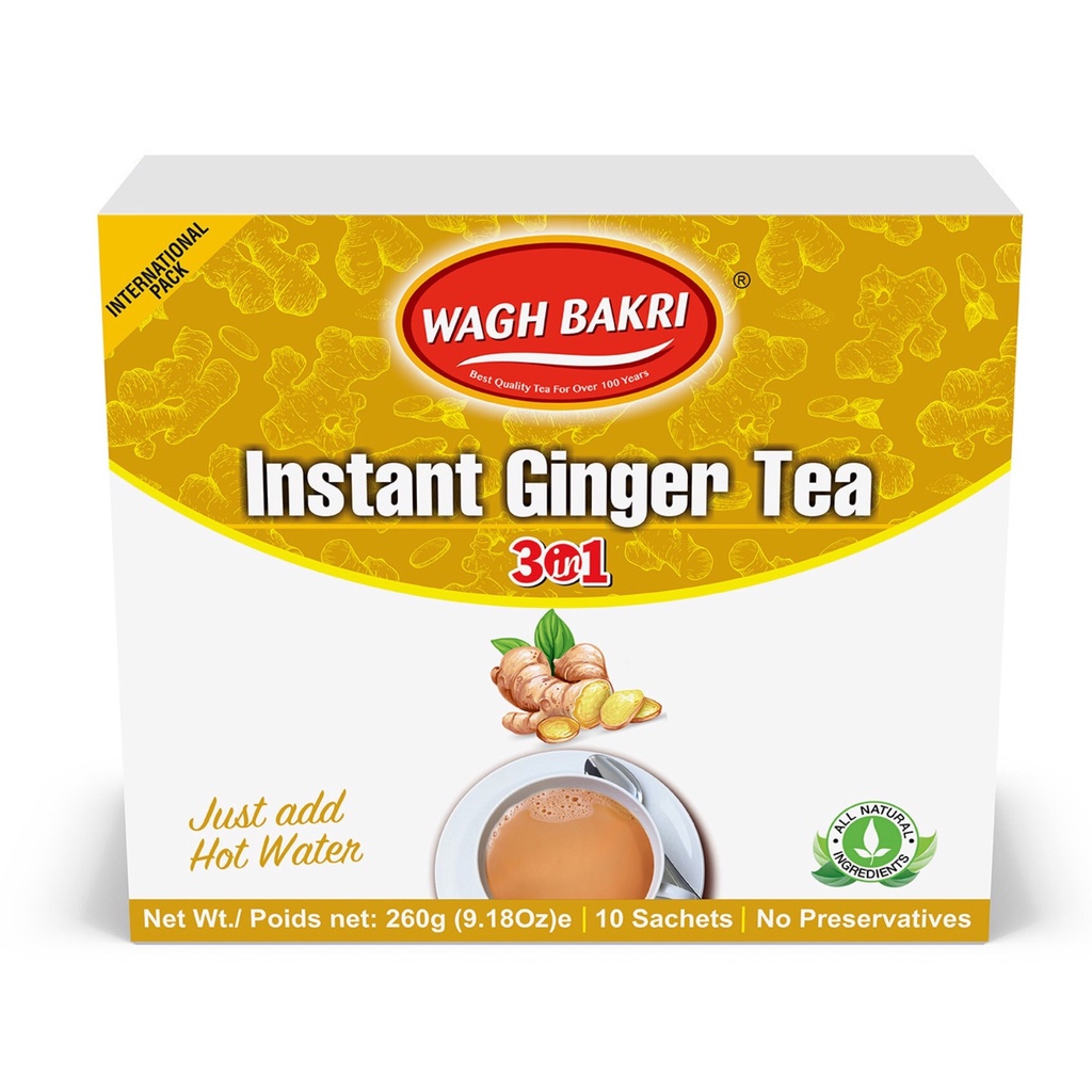 Wagh bakri Instant ginger tea 3 in 1 sachtes260g | Shopee Malaysia