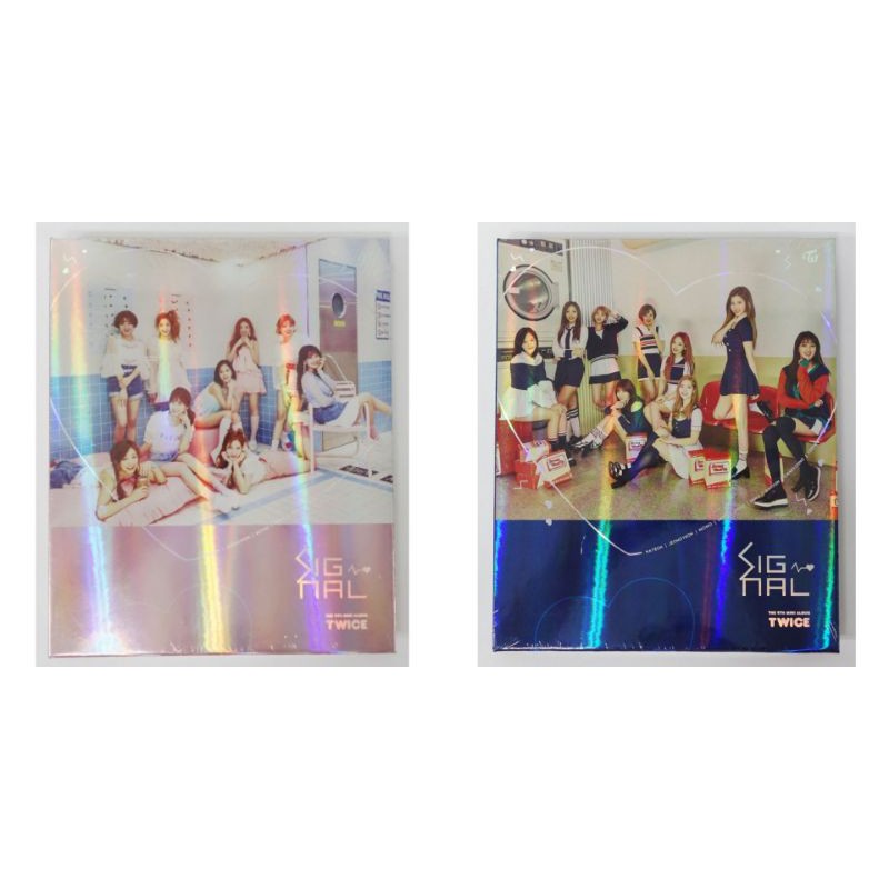 Official Twice Signal Album Pink Blue Version Shopee Malaysia