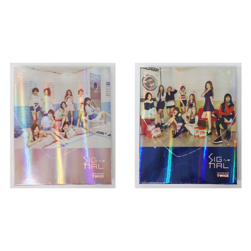 Official Twice Signal Album Pink Blue Version Shopee Malaysia