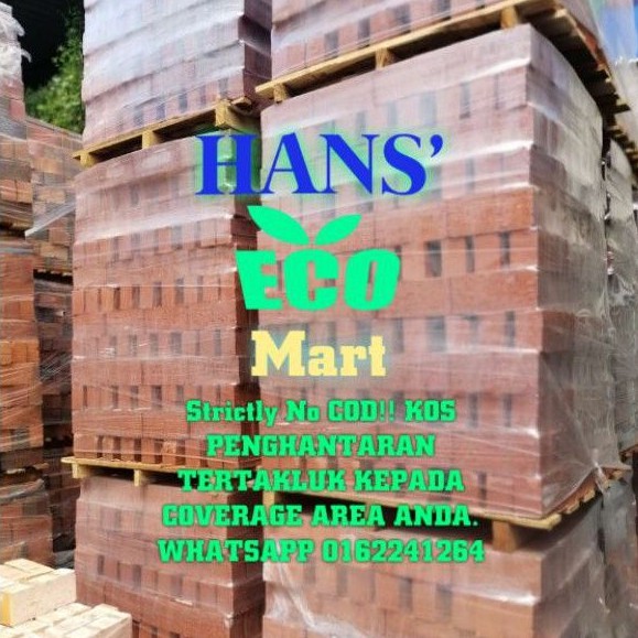 Batu Bata Clay Brick Common Brick Block Aac Bata Simen Pasir Bata Tanah Liat Oren Merah Shopee Malaysia