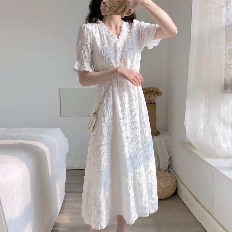 vintage inspired white dress