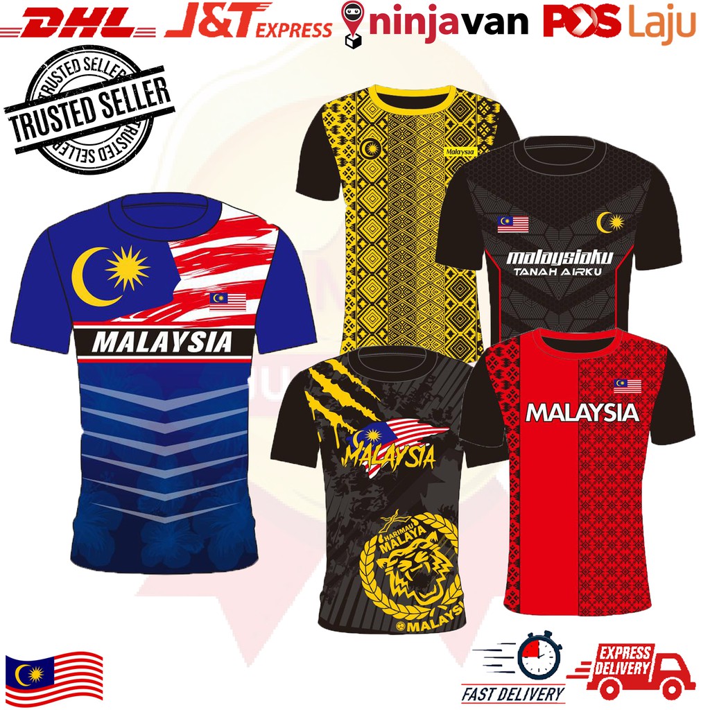  HARGA BORONG WARNA CANTIK JERSEY MALAYSIA UNISEX FULL 