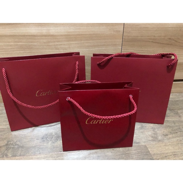 Authentic Cartier paper bags | Shopee 