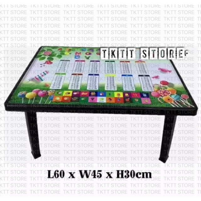 TKTT Century ABC Children Study Table Foldable Kids Table TKTT Century ABC Children Study Table Foldable Kids Table