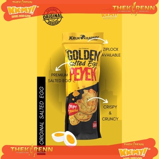 Golden Salted Egg Peyek [KKMY_THEKERENN] 207 Gram Shopee Malaysia