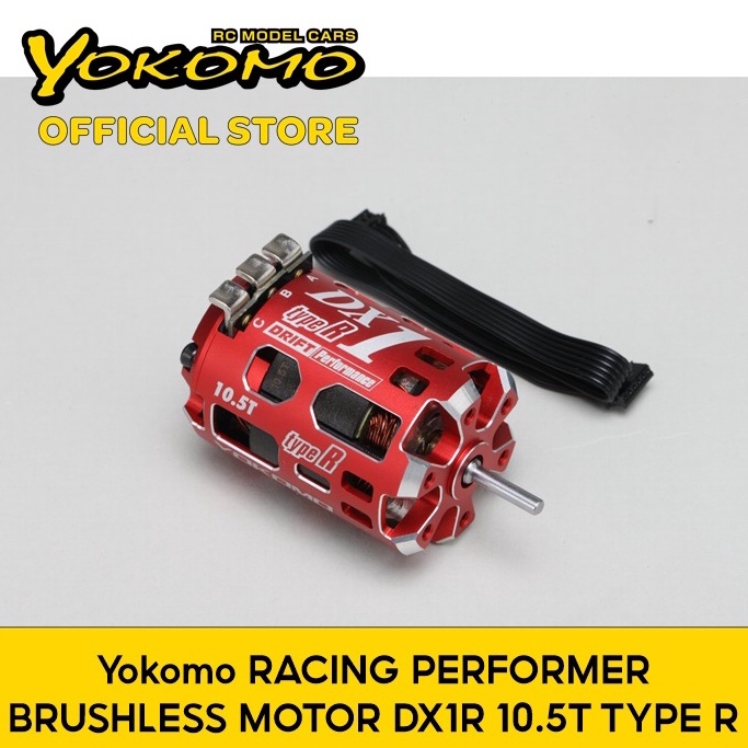 Yokomo RACING PERFORMER BRUSHLESS MOTOR DX1R 10.5T TYPE R for remote