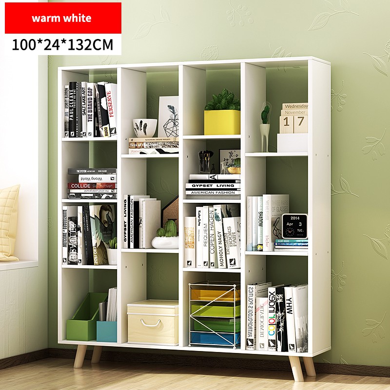 Simple Modern Bookshelf Floor Creative Bay Window Rack Economical