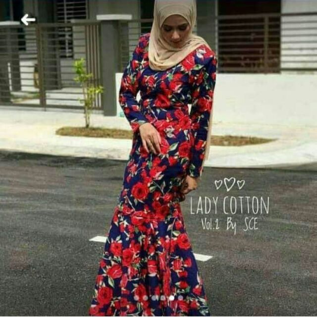 Kurung Mini Kain Kembang Payung | Shopee Malaysia