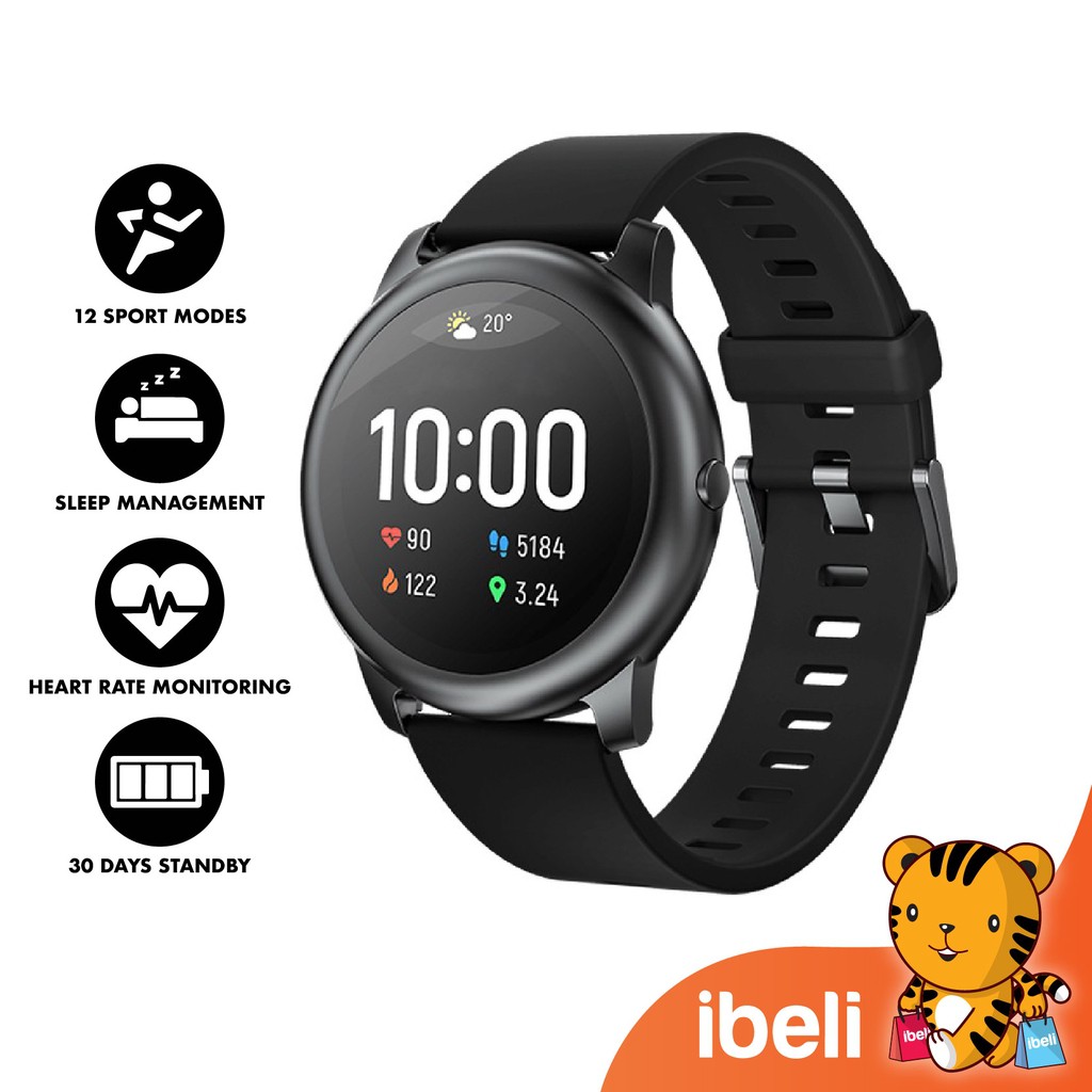 Watch Jam Tangan English Version Haylou Solar Ls05 Smart Watch Color Touch Screen 24h Heart Rate Monitor 12 Sports Mo Shopee Malaysia