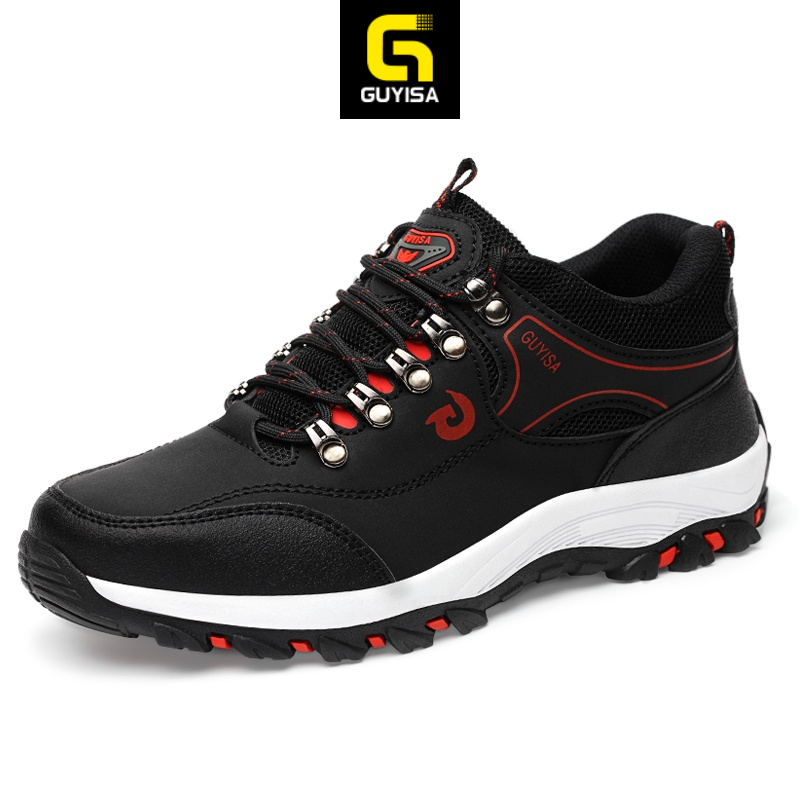 GUYISA safety shoes waterproof kasut kerja lelaki steel toe cap