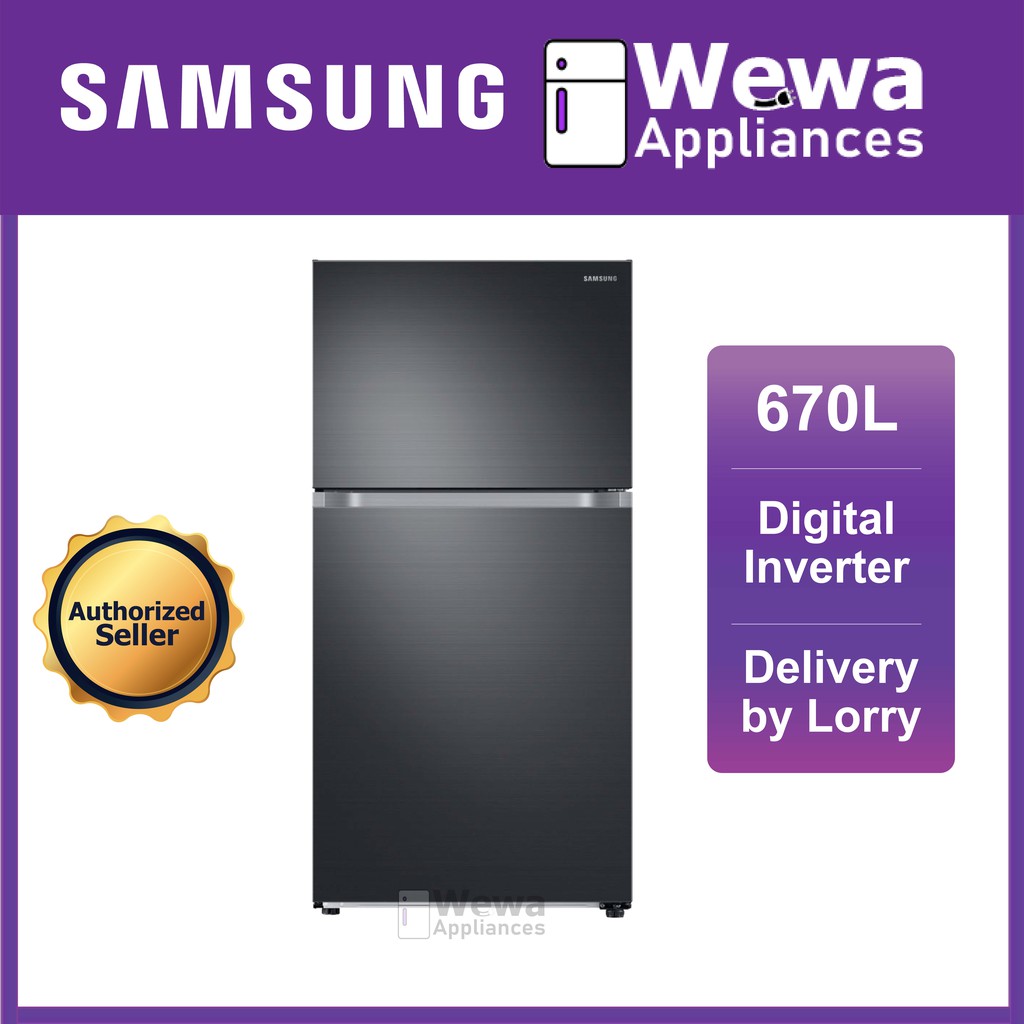 [SEDA 3.0]Samsung Inverter 2 door Refrigerator/Peti Sejuk 670L Top