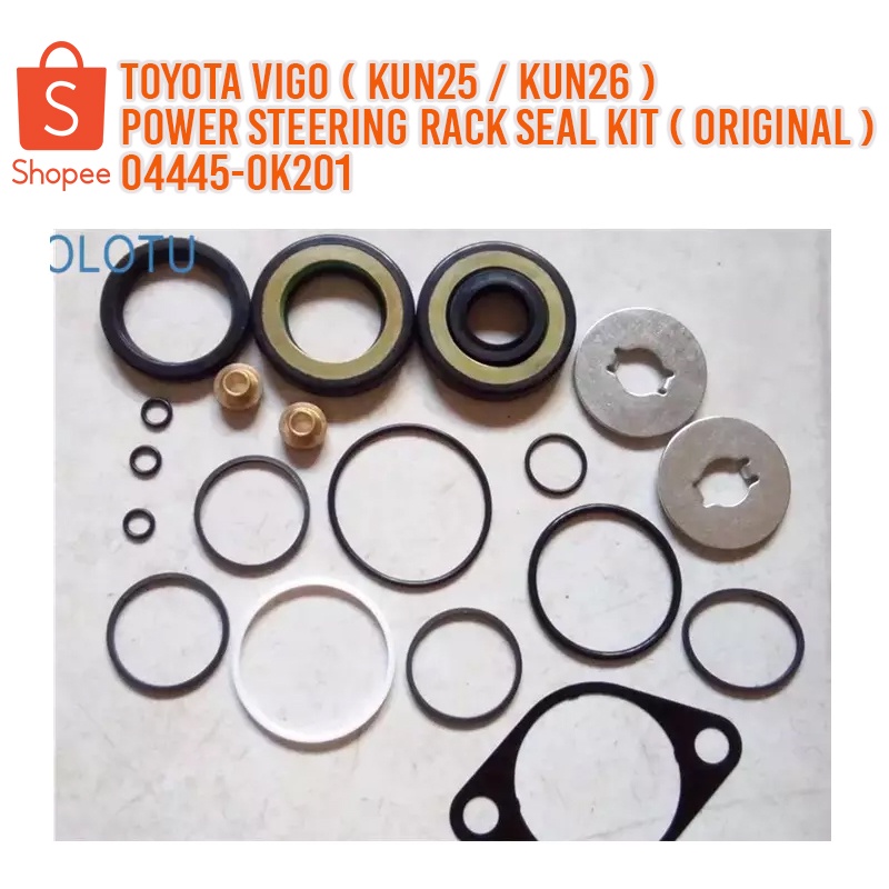 Toyota Vigo ( Kun25 / Kun26 ) Power Steering Rack Seal Kit ( original
