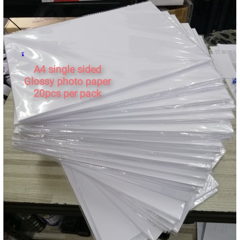 A4 Inkjet Single-Sided Glossy Photo Paper 180/200/210/230/250/260gsm ...