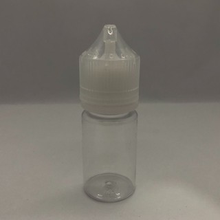 30ml V3 Clear / Black Cap With Clear Short Bottle / E-Juice Bottle / Chubby Plastics Bottle / Vape Bottle