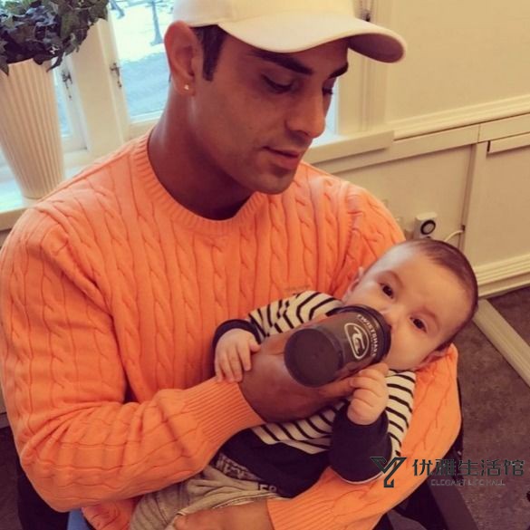 Silicone baby bottle SwedenTwistshakeRainbow Bottle Baby Newborn Baby Anti-Kembung Wide Caliber Silicone Anti-jatuh