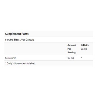 Now Foods, Extra Strength Melatonin, 10 mg, 100 Veg 