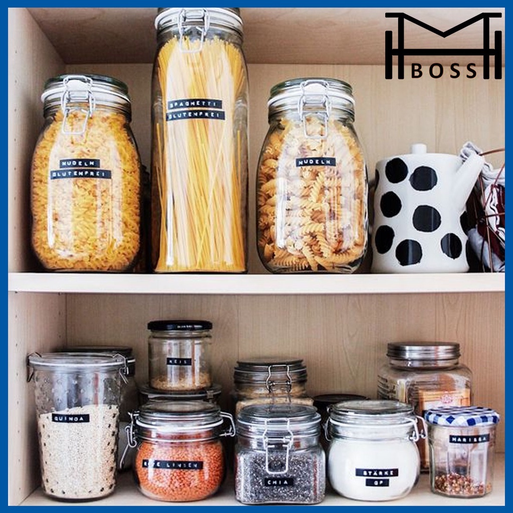 IKEA GLASS JAR KORKEN JAR WITH LID CLEAR GLASS BALANG BERPENUTUP IKEA