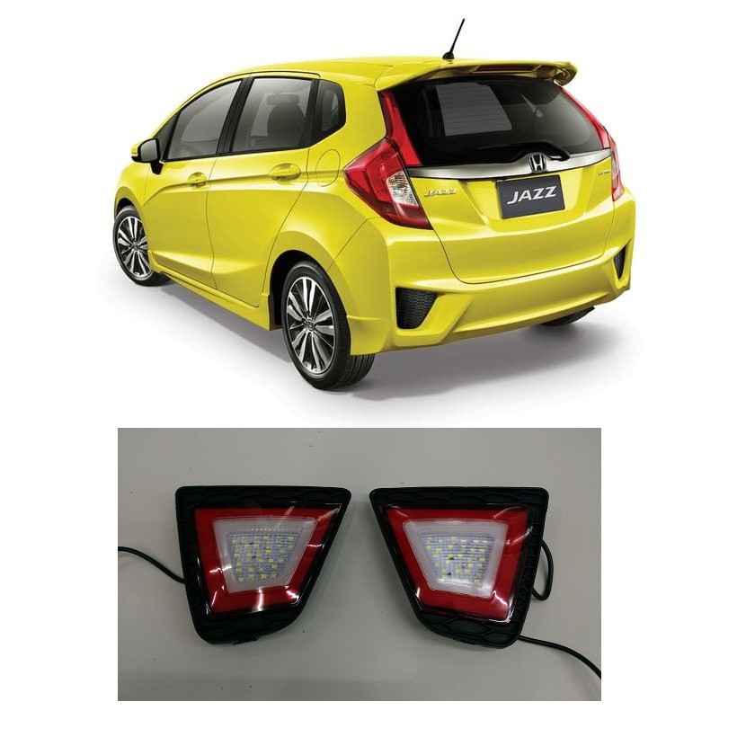 Honda Jazz GK Rear Bumper Reflector JAZZ Light Lamp 4in1 