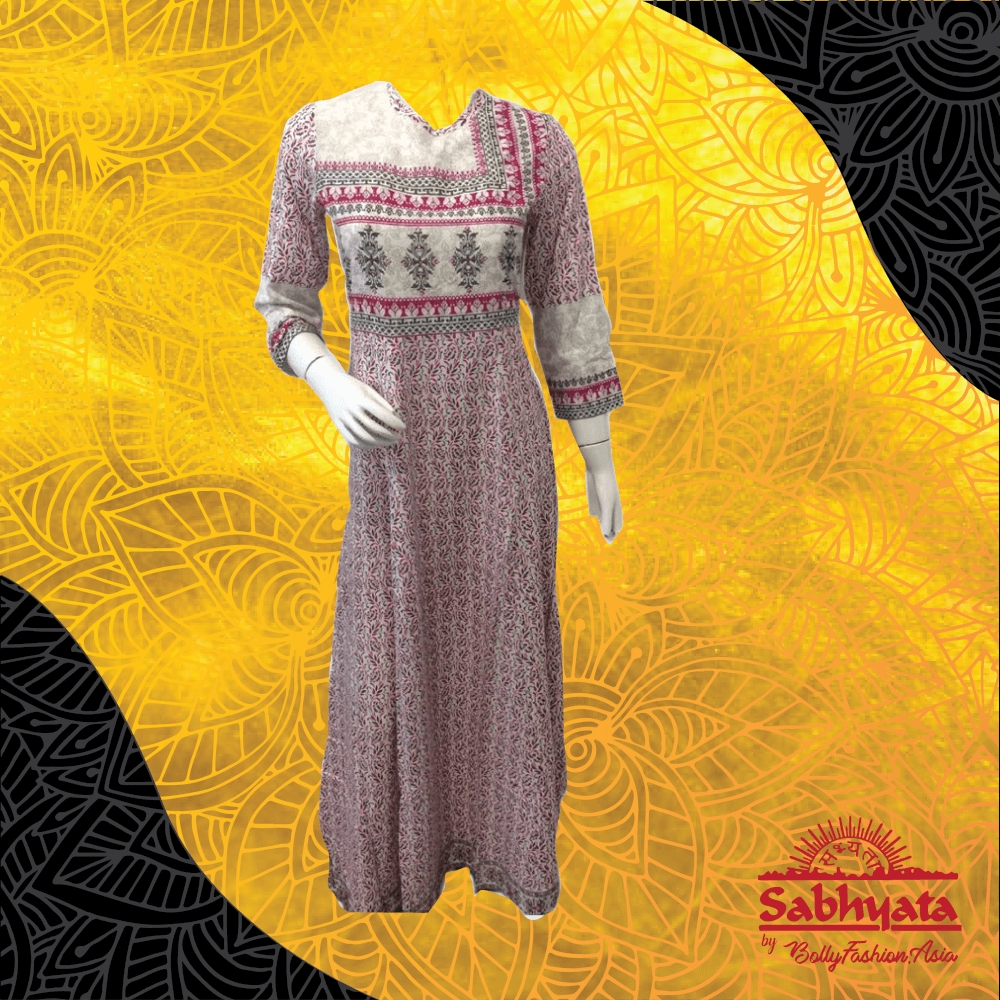 sabhyata anarkali kurtis