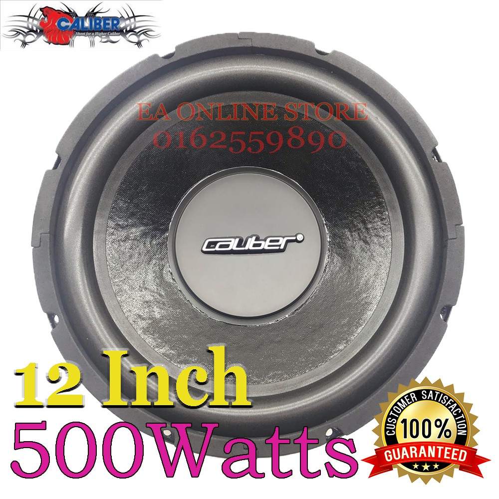 Uitputting Accor druk CALIBER 12"Subwoofer Speaker CPW-38 500Watts | Shopee Malaysia