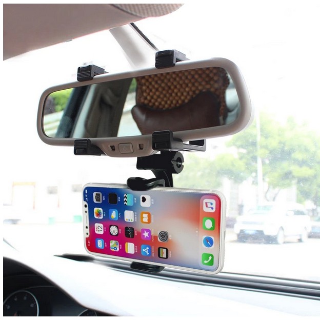 [Local Seller] Mirror Mount GPS DVR Car Phone Holder 360 Degree Rotated Grip Durable