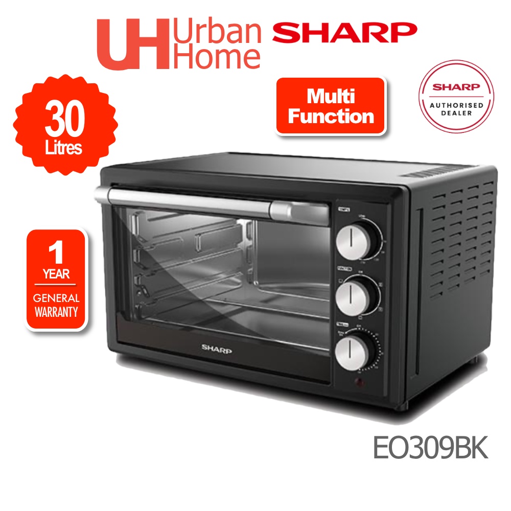 Sharp Convection Multi Function Electric Oven (30L) EO309BK Shopee
