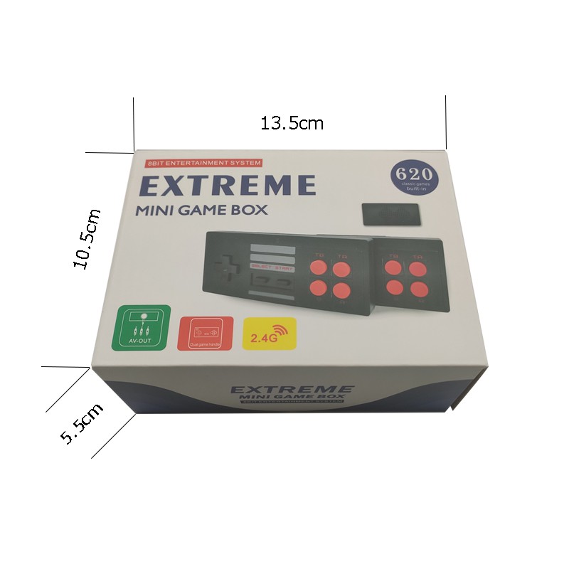 extreme mini game box 8 bit entertainment system wireless