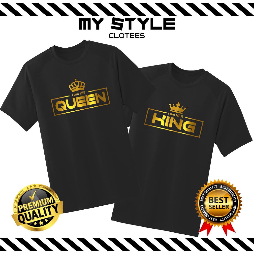 #COUPLE SHIRT#KING AND QUEEN/情侣装男女装-情侣短袖t恤新款情侣装 05