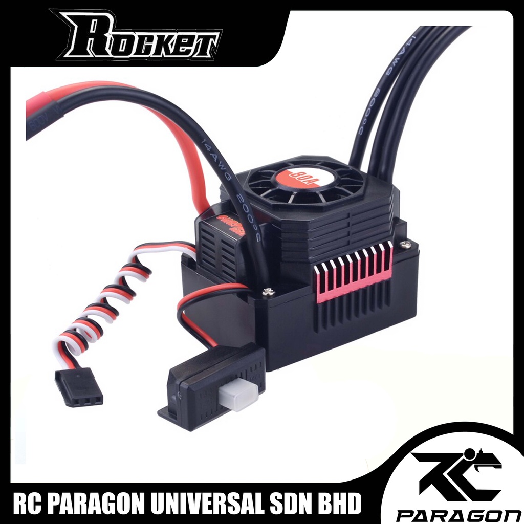 Surpass Hobby 80A Waterproof Brushless ESC Sensorless Speed Controller ...