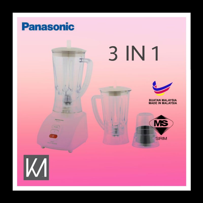 PANASONIC BLENDER 3 IN 1 MX801S (SIRIM APPROVED) Shopee Malaysia