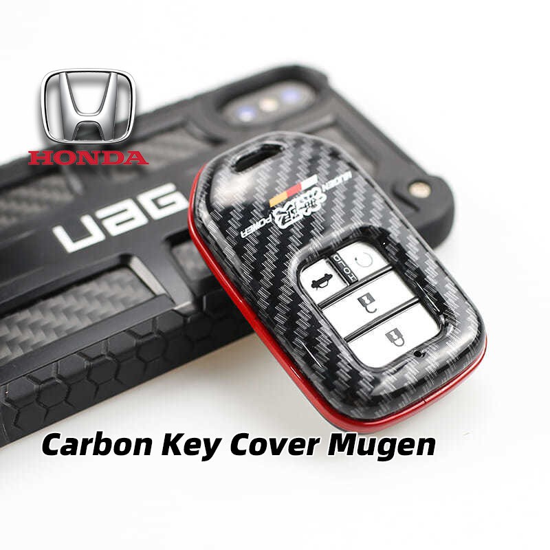 Honda Civic Jazz Hrv Brv Crv City Accord Carbon Key Cover 2021 Mugen honda civic fc accessories
