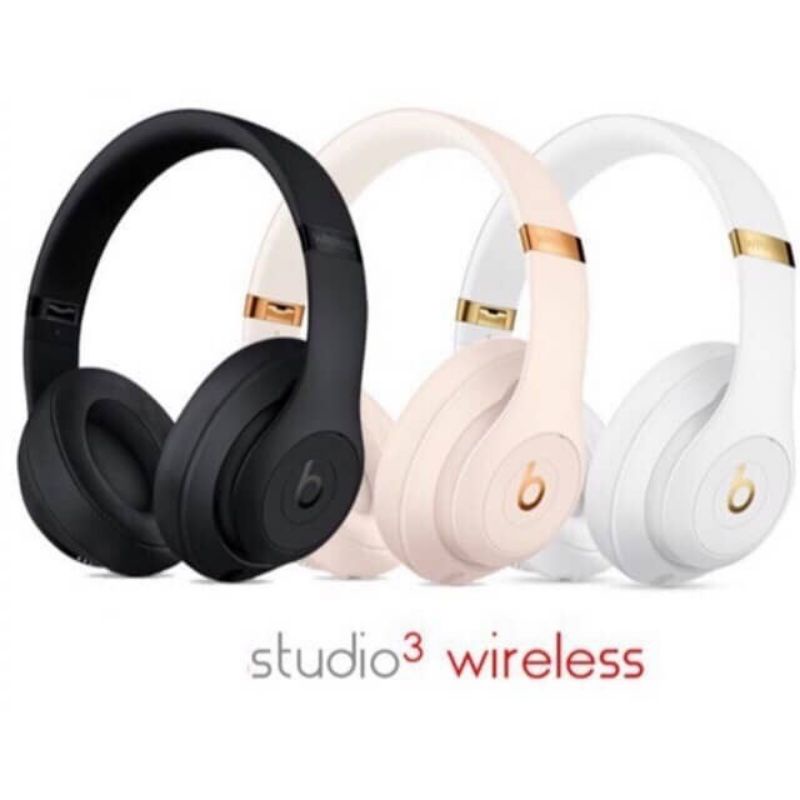 TM010 Studio 3 Wireless Bluetooth Deep Bass Studio3 Over Ear Headphone/zoomclass