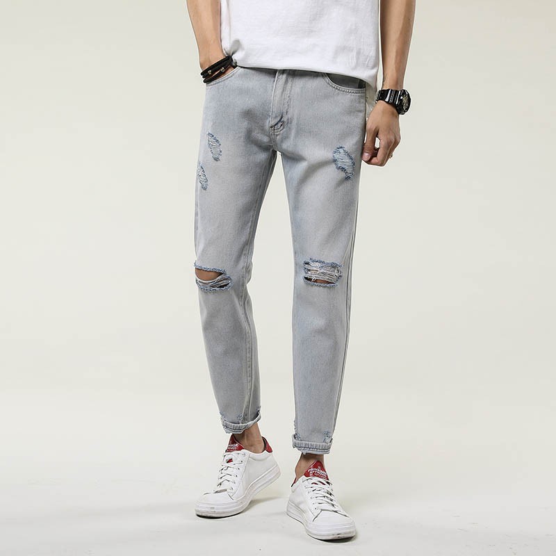 knee cut pant for man