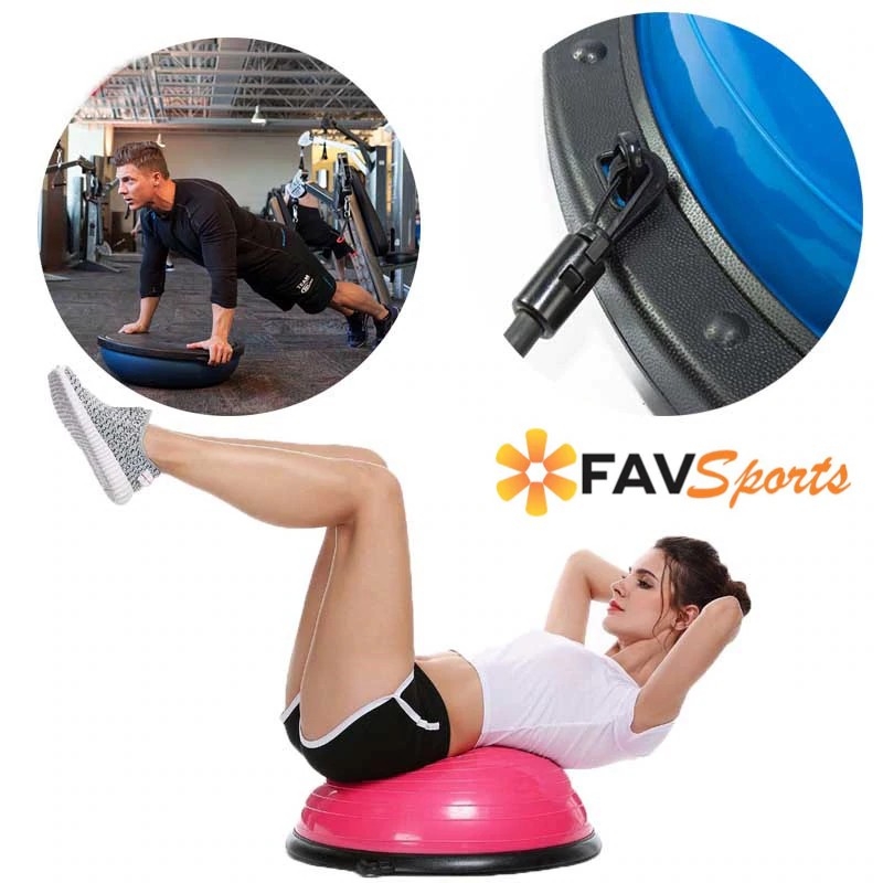 half yoga ball