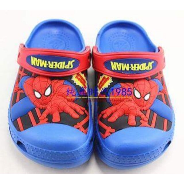 crocs spiderman