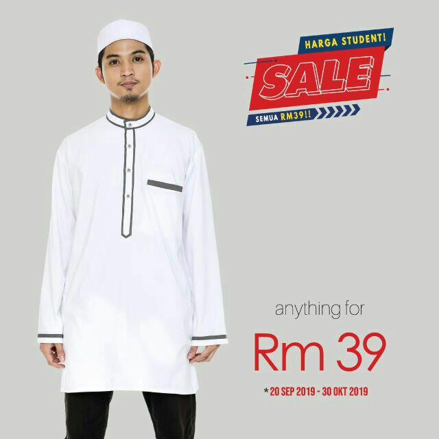 Kurta Lelaki Murah Jubah Lelaki Raya Men Gamis KLM3 Kurta Lelaki Murah Jubah Lelaki Raya Men Gamis KLM3