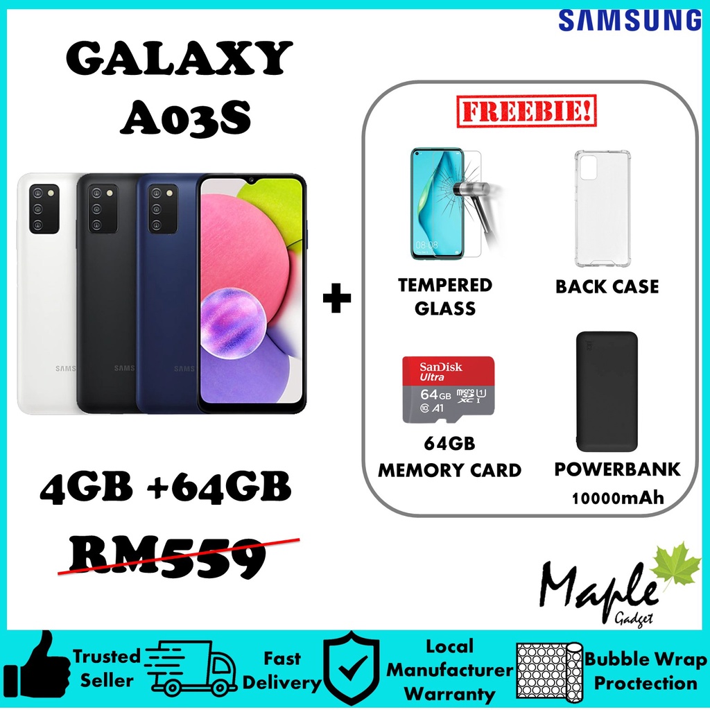 Buy Samsung A02 3 32gb Samsung A02s 4 64gb Samsung A03s 4 64gb 1 Year Warranty Samsung Malaysia Seetracker Malaysia