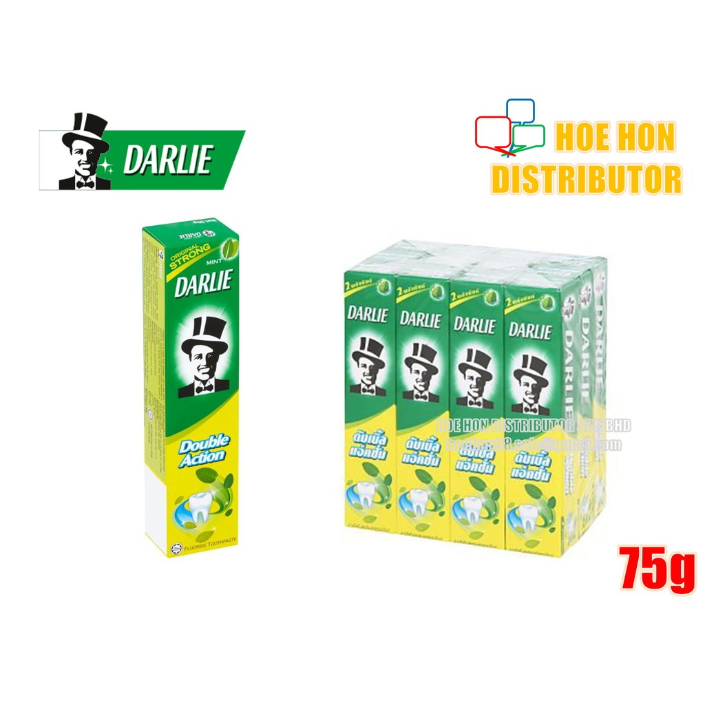 Darlie Ubat Gigi Double Action Toothpaste Original Strong 