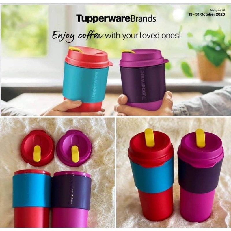 (READY STOCK!!!) Tupperware Coffee To Go 490ml (1PC) Shopee Malaysia